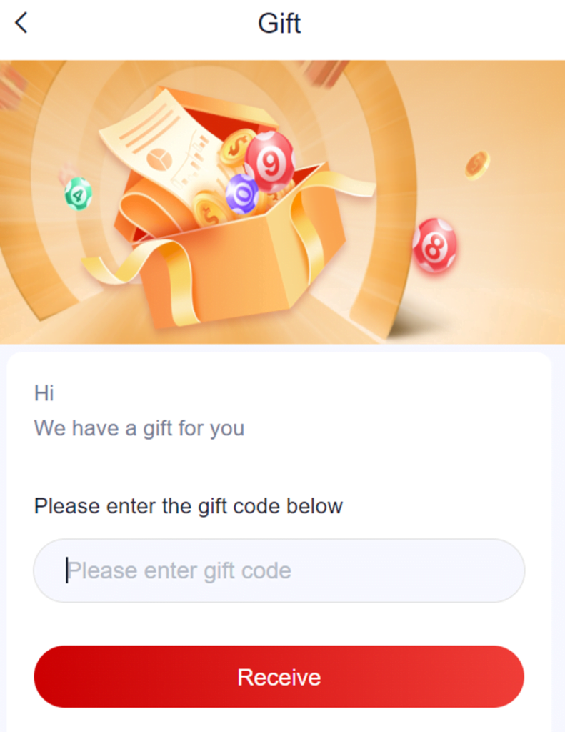 82 lottery gift code
